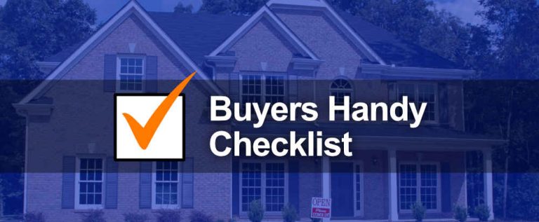 real estate buyers checklist