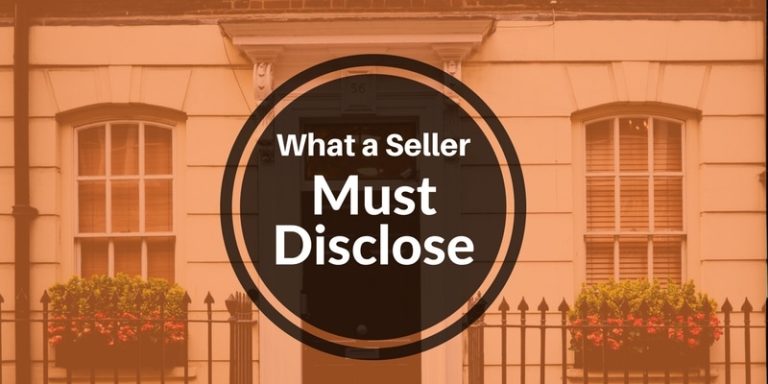 disclosure agreement graphic with real estate photo - to disclose or not